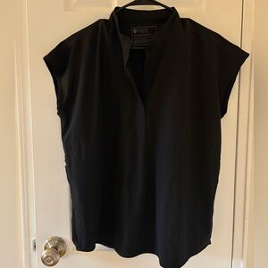 Figs Women's Elegant Black Blouse
